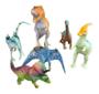 Imagem de Brinquedo Cabeça Dinossauro Com 6 Unidades 0207 - Braskit