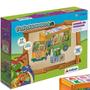 Imagem de Brinquedo Caminhão ABC Playset Fofossauros 17 Peças em Madeira MDF +3 Anos 16 cubos Cartonados Xalingo - 54476