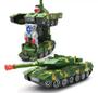 Imagem de Brinquedo Caminhão Combat Tank Vira Robô Som e Luz 28cm