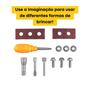 Imagem de Brinquedo Caminhão de Construção Workshop Junior Truck com Acessórios Com Luz e Som Imaginação Multikids -  BR899