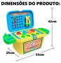 Imagem de Brinquedo Carrinho de Ferramentas 3 em 1 Portátil com Luz e Som Homeplay