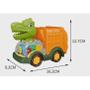 Imagem de Brinquedo Carrinho Dinossauro Coletor de Lixo Com Luz e Música