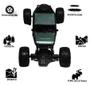 Imagem de Brinquedo Carrinho Off Road Controle Remoto Metálico Recarregável- verde metalico