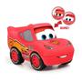 Imagem de Brinquedo Carrinho Relâmpago Mcqueen Vermelho 18cm Os Olhos Giram e Mudam de Expressão Infantil Elka - 1182