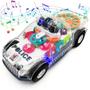 Imagem de Brinquedo Carro de Polícia com Engrenagens Transparentes, Luzes LED e Função Bump & Go