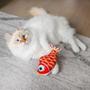 Imagem de Brinquedo Cat Kicker Leo's Paw - Peixinho Mini com Silvervine e Catnip