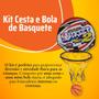 Imagem de Brinquedo Cesta De Basquete Kit Cesta Bolinha Infantil