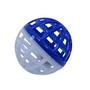 Imagem de Brinquedo Chalesco Bola para Gato com Guizo 40mm Azul c/ 4 unidades para gato