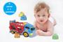 Imagem de Brinquedo Colorido De Menina Baby Cargo Carros E Caminhão