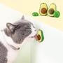 Imagem de Brinquedo com Cat Nip Para Gato Abacate Interativo Divertido - ABACATE CATNIP