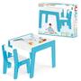 Imagem de Brinquedo Conjunto Mesa E Cadeira Infantil Azul - 991