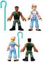 Imagem de Brinquedo Conjunto Mini Bonecos Imaginext - Boneco Menino Combat Carl E Boneca Menina Betty Bo Peep - Toy Story Disney - Fisher Price