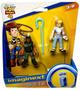 Imagem de Brinquedo Conjunto Mini Bonecos Imaginext - Boneco Menino Combat Carl E Boneca Menina Betty Bo Peep - Toy Story Disney - Fisher Price