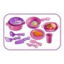 Imagem de Brinquedo Cozinha Infantil Fogão Geladeira Acessórios Para Crianças Faz De Conta Educativo Pedagógico Natal Zuca Toys
