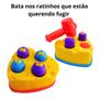 Imagem de Brinquedo Criança Infantil Bate Martelo Rata Tuff Educativo