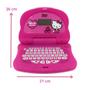 Imagem de Brinquedo Criança Laptop Infantil Hello Kitty Bilíngue Educativo Interativo Grande Menina Original