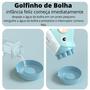 Imagem de Brinquedo Crianças Máquina Lança de Bolha Bolinha de Sabão  Baleia Golfinho Automatica Eletrica