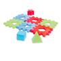 Imagem de Brinquedo Cubo de Encaixe Didático Colorido Com Blocos De Encaixar 9cm