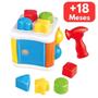 Imagem de Brinquedo Cubo Didático com Blocos e Martelo Multikids