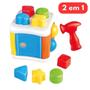 Imagem de Brinquedo Cubo Didático com Blocos e Martelo Multikids