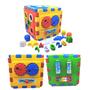 Imagem de Brinquedo Cubo Didático Educativo Grande de Montar Encaixe Plaspolo 20 Peças