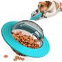 Imagem de Brinquedo de Alimentação Lenta para Cães e Gatos - Disco Voador com Quebra-Cabeça Antiengasgo
