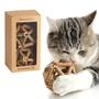 Imagem de Brinquedo de Catnip Gochanmon com Vara de Silvervine Natural - 2 Unidades para Gatos
