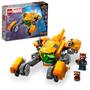 Imagem de Brinquedo de construção LEGO Marvel Baby Rocket's Ship 76254 com figuras