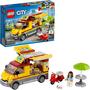 Imagem de Brinquedo de construção para caminhonete, LEGO City Great Vehicles, Pizza Van, 249 Peças, 60150