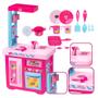 Imagem de Brinquedo de Cozinha da Barbie Rosa Cheff Cotiplas Completa