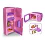 Imagem de Brinquedo De Cozinha Infantil Gourmet Chef Kids Geladeira Com Micro Ondas Culinária Para Crianças Kit Didático Pedagógico