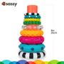 Imagem de Brinquedo de Empilhar Argolas Sassy Stacks - STEM - Para Crianças Acima de 6 Meses