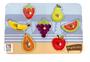Imagem de Brinquedo de encaixe das frutas educativo com pinos quebra cabeça +2 anos