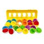 Imagem de Brinquedo de Encaixe Ovos de Formas e Cores - Polibrinq