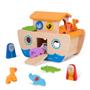 Imagem de Brinquedo de madeira Noah's Ark TOOKYLAND para crianças com classificador de formas de animais