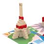 Imagem de Brinquedo de Montar e Desmontar Infantil Brincando de Engenheiro, Torre Eiffel, Paris 124 Peças Xalingo - 5464.3