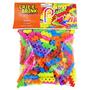 Brinquedo de Montar Pinos Encantados Coloridos Blocos de Montar 100 peças - Crie e Brink Imagem de Brinquedo de Montar Pinos Encantados Coloridos Blocos de Montar 100 peças
