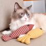 Imagem de Brinquedo de Peixe com Catnip para Gatos - Pacote com 3