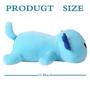 Imagem de Brinquedo de Pelúcia Axolotl Ruyoms - 35cm, com Algodão Elástico - Azul