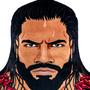 Imagem de Brinquedo de pelúcia Bleacher Creatures WWE Roman Reigns 24 polegadas