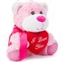 Imagem de Brinquedo de pelúcia IKASA Teddy Bear Holding Heart 28cm