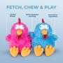 Imagem de Brinquedo de Pelúcia Interativo Squeaky Mrs. Cluck - Pet Supplies