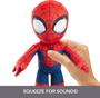 Imagem de Brinquedo de pelúcia Mattel Marvel Spider-Man Talkers com 10 sons de 30 cm