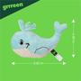 Imagem de Brinquedo de Pelúcia para Gatos GRRREEN Whale - Kicker com Catnip