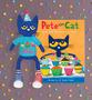 Imagem de Brinquedo de Pelúcia Pete the Cat - 14 Polegadas - Ideal para Festa de Aniversário