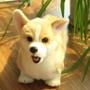 Imagem de Brinquedo de pelúcia Wokex Short Legged Corgi Dog Simulation 32cm