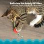 Imagem de Brinquedo Dental Catstages para Gatos - Roda de Mastigação com Catnip
