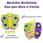 Imagem de Brinquedo Didático Mesinha Atvidade Borboleta Peças Encaixar