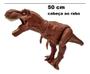 Imagem de Brinquedo Dinossauro 50 Cm Tiranossauro Rex Vinil Sem Som + Massinhas - Miketa