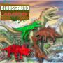 Imagem de Brinquedo Dinossauro Infantil Com 4 Dinossauros Amigo Feitos Em Vinil Brinquedos Menino Supertoys